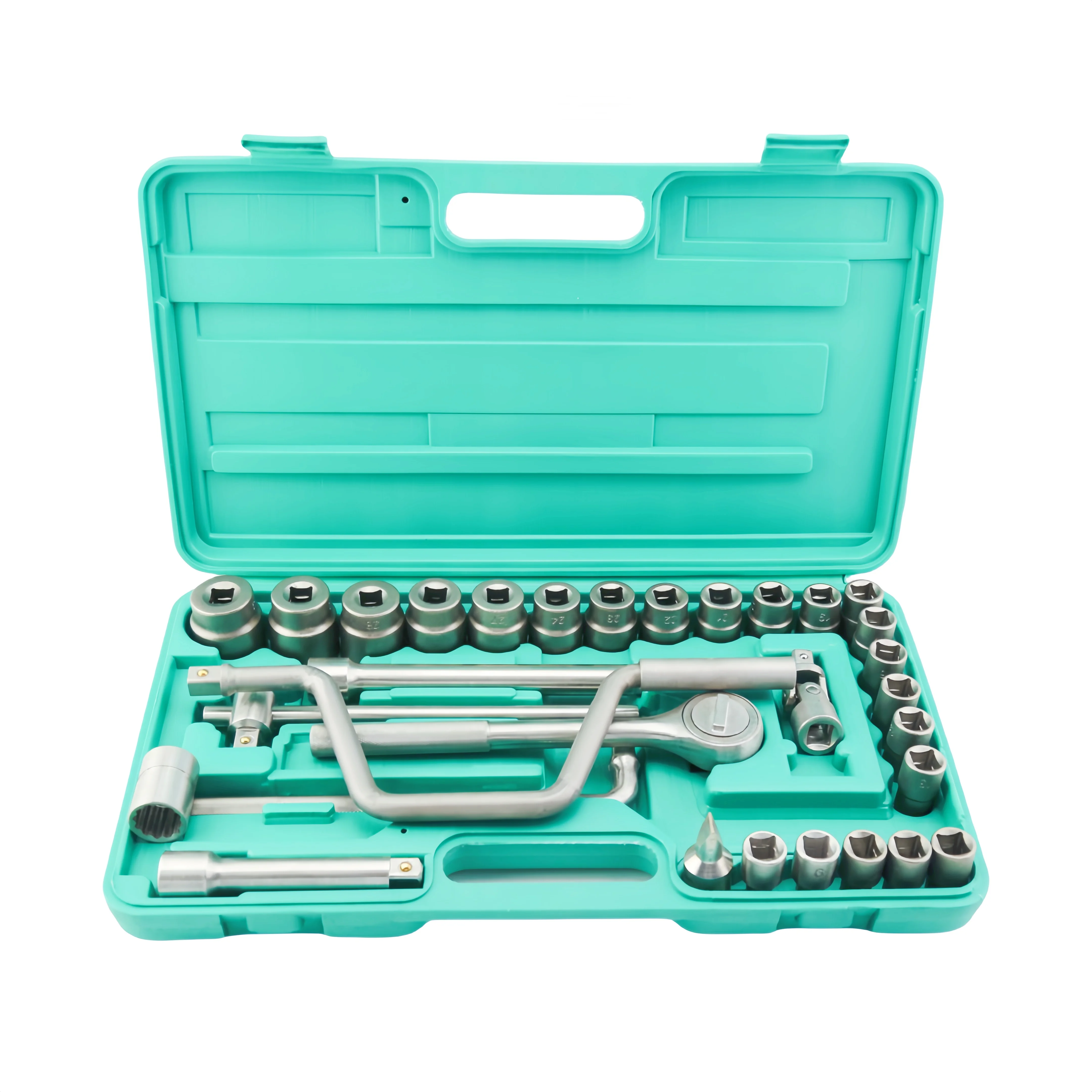 Various Multi-function 304 Stainless Steel Rust Resistance 3/4'' and 1''socket Wrench Set Heavy Load for Corrosive Environments