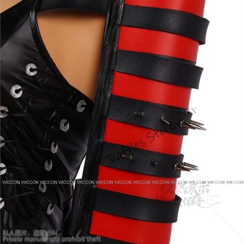 MN1 อะนิเมะเกม Dead Or Alive คอสเพลย์ Rachel DOA เครื่องแต่งกายฮาโลวีน Cos Man Woman ชุดเซ็กซี่สวม Jumpsuit Cos Roleplay Sh9 * Jy