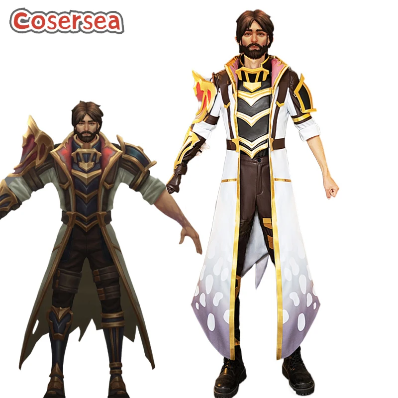 

Cosersea Arcane Jayce Cosplay Costume Game LOL Arcane Season 2 Jayce Costume Halloween Role Play Men Cos Uniform Outfit Fullset