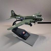 1/144 Scale Metal Alloy Die-Cast WWII Classic Bomber B17 Aircraft B-17 Model Home Decoration room Collectibles Birthday Gift