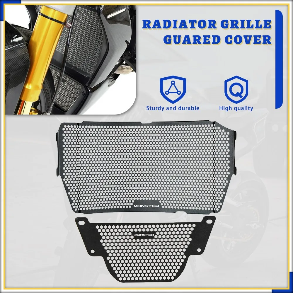 

Для Ducati 1200 Monster 1200 25 S R Monster 2013-2023 аксессуары для мотоциклов защита радиатора решетка бака защитная сетчатая крышка