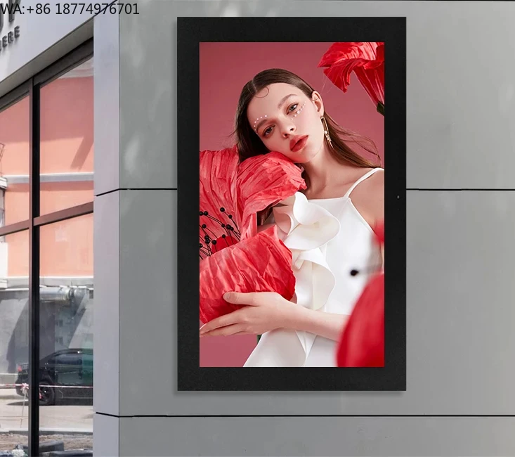 

2500 Nits Waterproof 55 Inch Touch Screen Wall Mounted HD Player 2K 4K Outdoor Advertising Digital Display Screens Elevator SDK