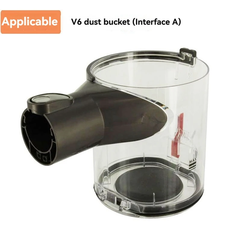 Garbage Dust Bin For Dyson V6 DC58 DC59 DC62 DC74 Vacuum Cleaner Canister Dust Bin With V6 Filters Part No.965660-01