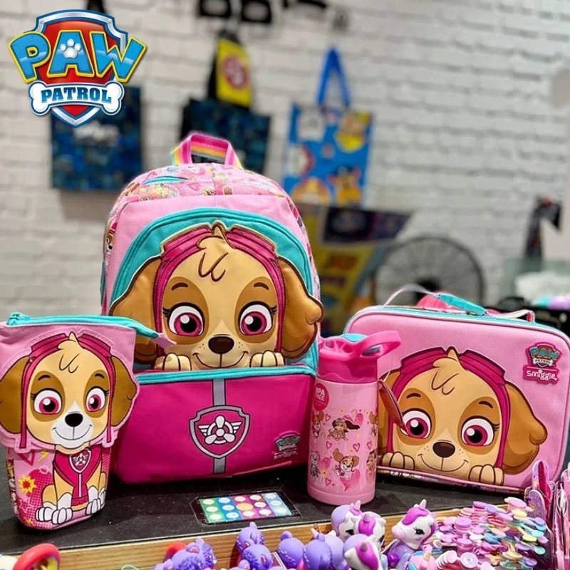 In Stock Genuine Paw Patrol Australia Smiggle Child Student School Bag Wallet Pen Case Lunch Bag Double Shoulder Backpack Gift