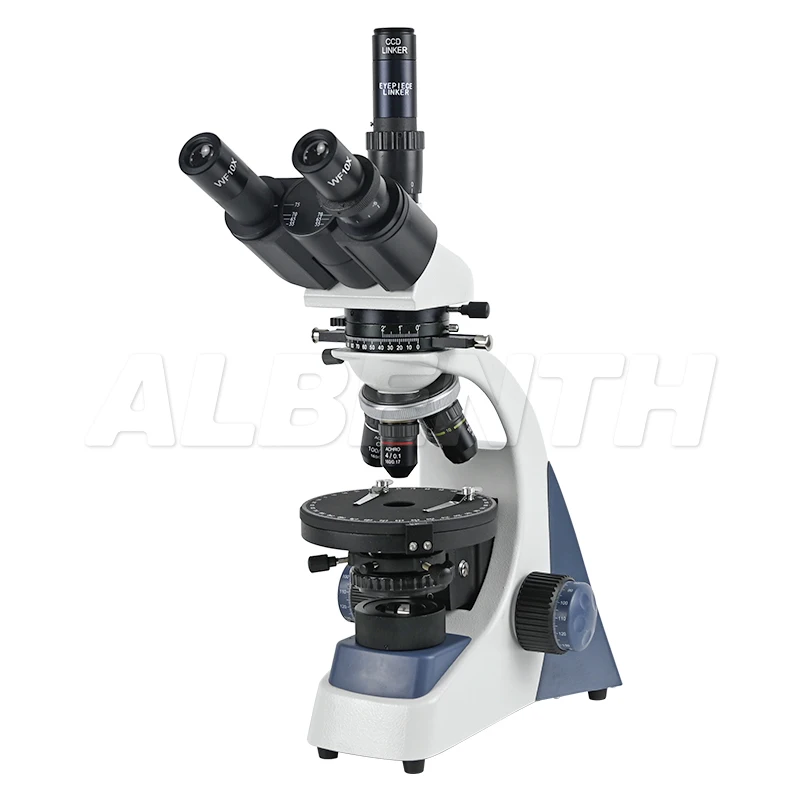 Albenth 40X-1000X Binocular/Trinocular Polarizing Microscope for Laboratory Scientific Research Work and University Education