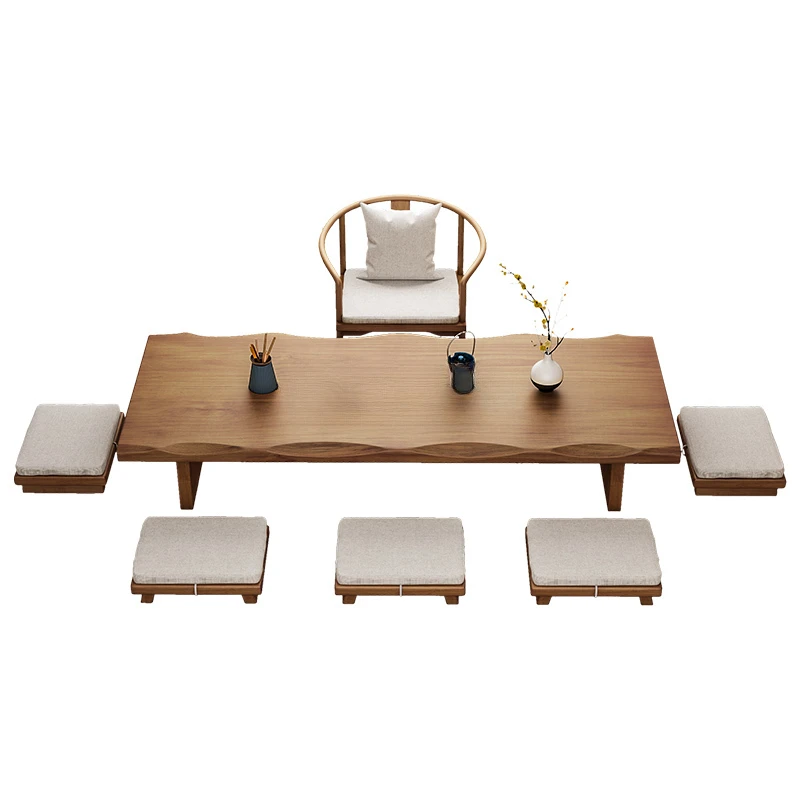 

Modern Wooden Coffee Table Minimalist Design Rectangle Coffee Table Space Saving Table Furniture