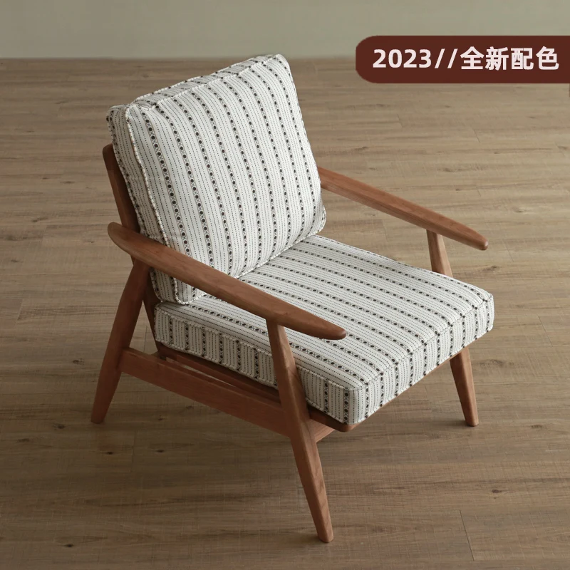 Interior Chair Contemporary Furniture Home Beauty Salon Living Room Wooden Luxury Design Armchair Butaca Recliner Sofa Rattan