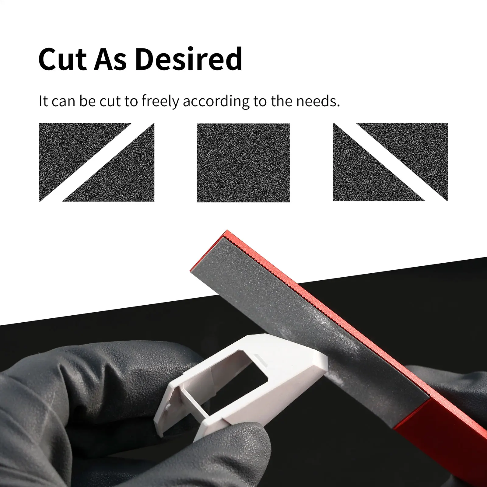 DSPIAE SP-S Pre-Cut Sandpaper Set Self-Adhesive Modeling Tools for DIY Hobby Accessory Model Kit Building Abrasive Sands