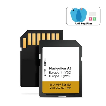 NOVITÀ per VW Discover Media Navigation AS V20 Mappa UK Europa 2025 Sat Nav Scheda SD 32 GB