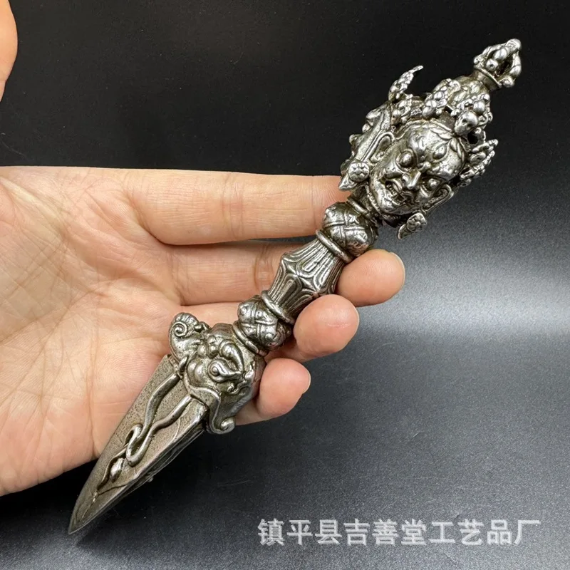 Iron Rod Three-Sided Puba Tibetan Ethnic Style Men'S And Women'S Vajra Accessories Hanging Ornament Pendant Pendan