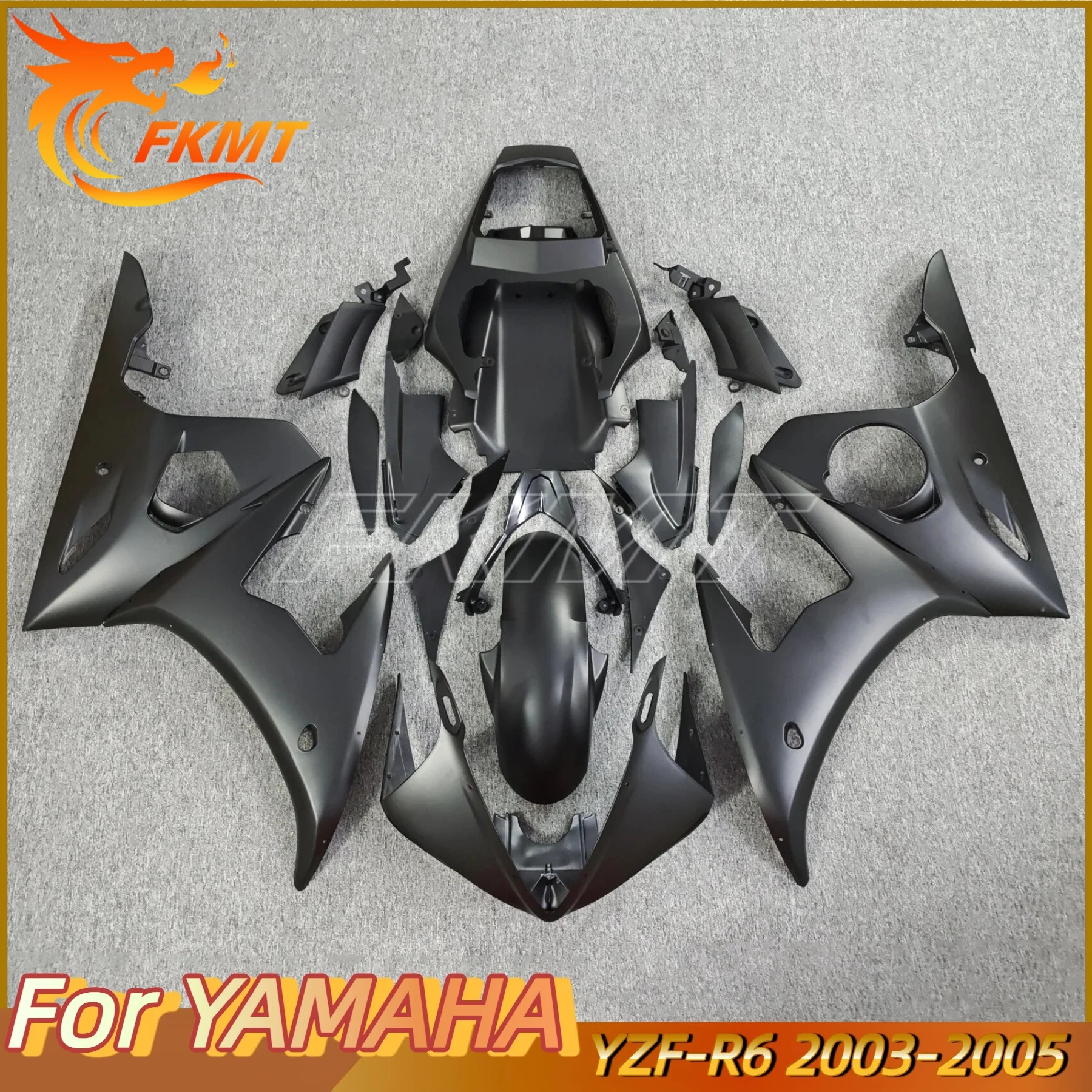 

The new ABS Motorcycle Fairing kit for YAMAHA YZF-R6 2003 2004 2005 model blue white black YZF R6 fairings set 03 04 05