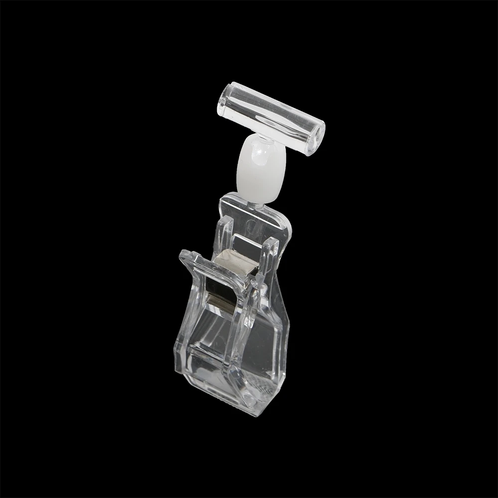 Plastic Clear Spring Clamp Office Desk Sign Picture Note Photo Cardboard Memo Clip Holder Stand In Supermarket | Loripos