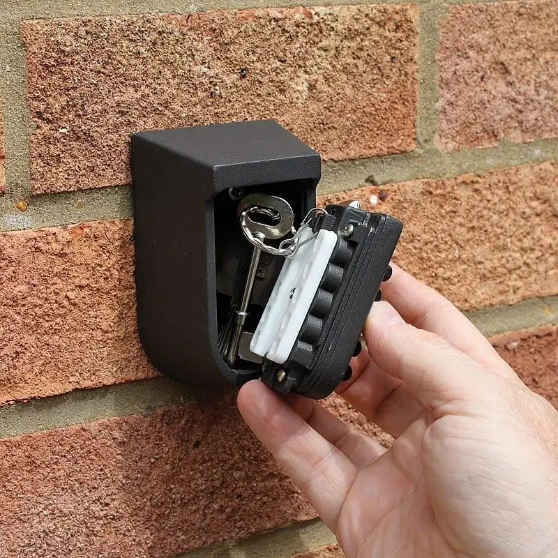 Key Box Veilige 10 Digit Push-Button Combinatie Lock Wandmontage Outdoor Sleutel Opslag Lock Elektronische Veilig Sleutelhouder voor Sleutels