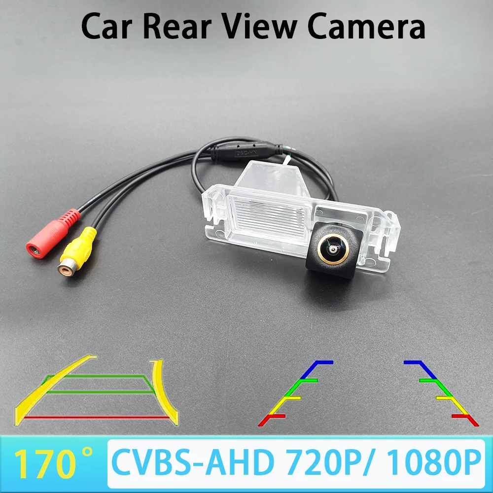 

170 Degree AHD 1080P CVBS Rear Camera For Hyundai i30 i20 Veloster Genesis Terracan Kia Rio Picanto Soul Vehicle Track/Ruler