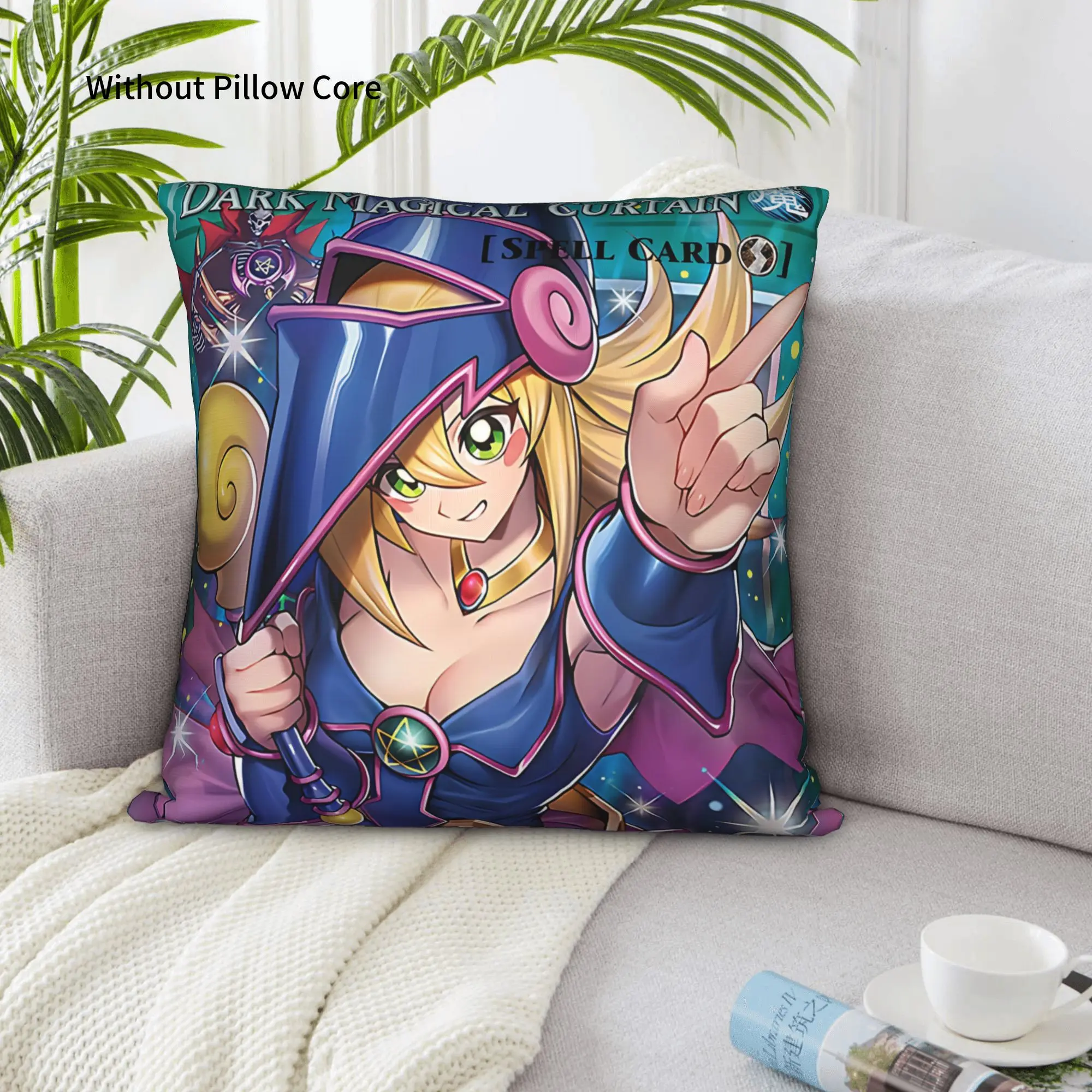 1PC YU GI OH Card Meme Pillow Case Double-Sided Printing  Sofa Cushion Bedroom Bedside Pillow