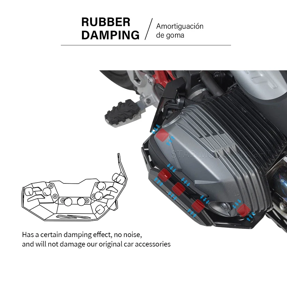 R1200 CNC Engine Guard Cylinder Head Protector Cover For  R1200GS LC Adv R1200R R1200RS R1200RT R 1200 GS RT R RS Accessories