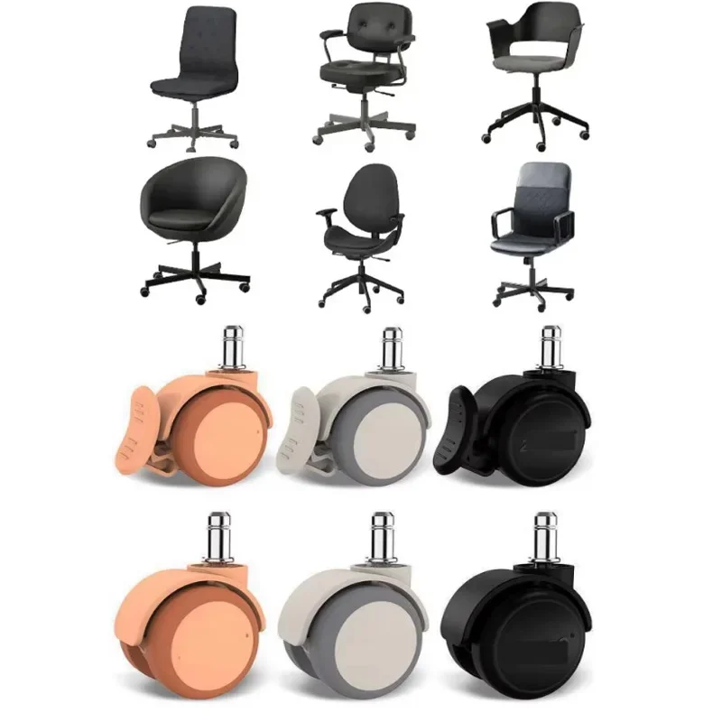 5pcs-2-inch-office-chair-casters-with-brake-200kg-heavy-duty-universal-plug-rod-wheelsfor-computer-desk-chair-replacement