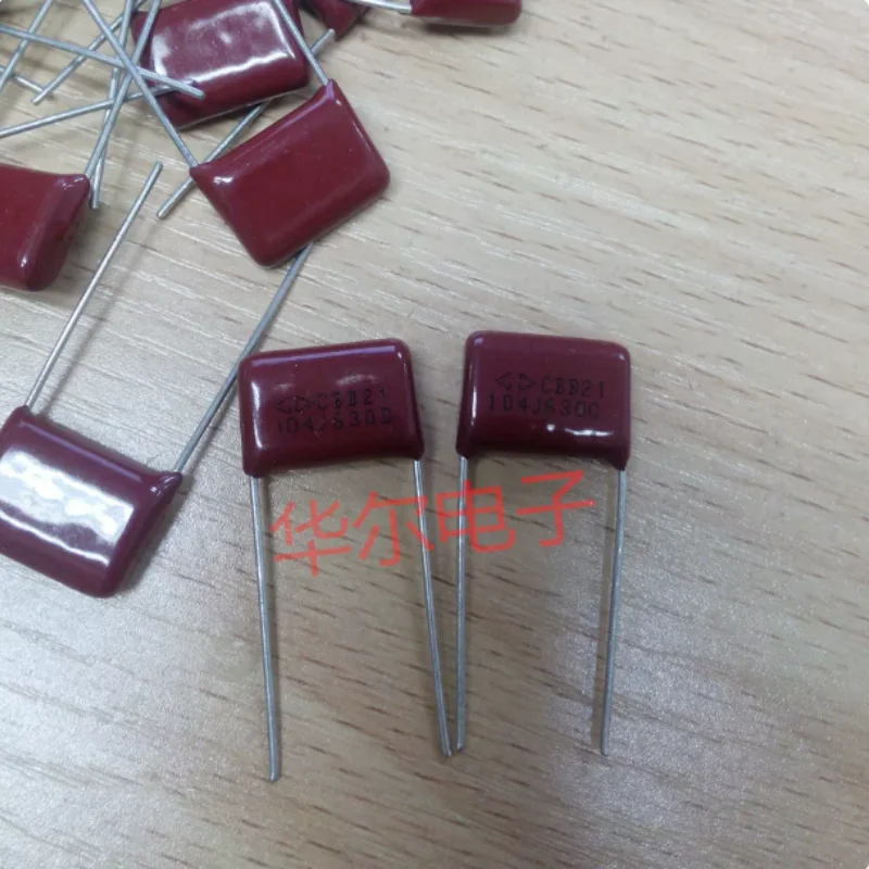 10pcs-100pcs Xiamen Farah CBB capacitor 104 630V 0.1UF 630V P: 15 polypropylene film capacitor