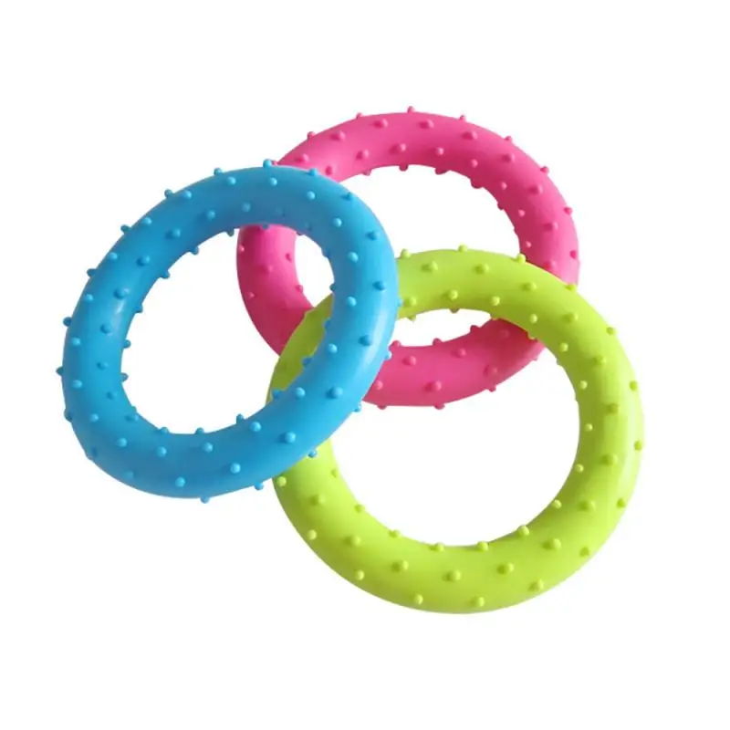 1pcs Anti Bite Training Ring Puller Diameter 8cm Dog Toy High Quality Chewing Thorn Ring Pet Toy