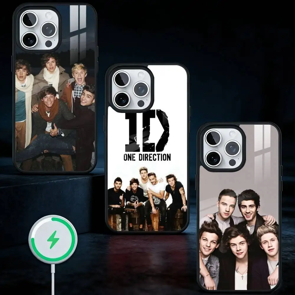 

One D-Direction-ES Band Phone Case For iPhone17,16,15,14,13 Plus,Pro Max Magnetic For Magsafe Wireless Charging