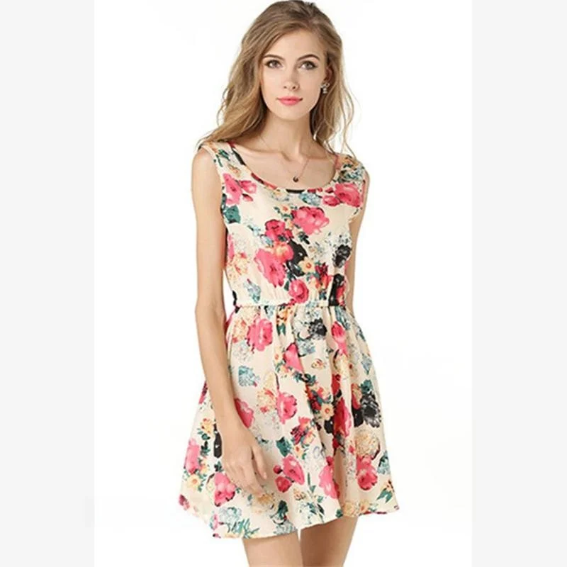 Verão 2024 feminino casual impressão fina dr cintura alta a linha saia rua sle padrão floral ort dr para senhoras jovens