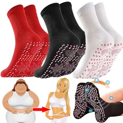 3 Pairs of Mid Length MEN'S AND WOMEN'S Self Heating Socks, Plantar Massage Cold Proof Health Socks