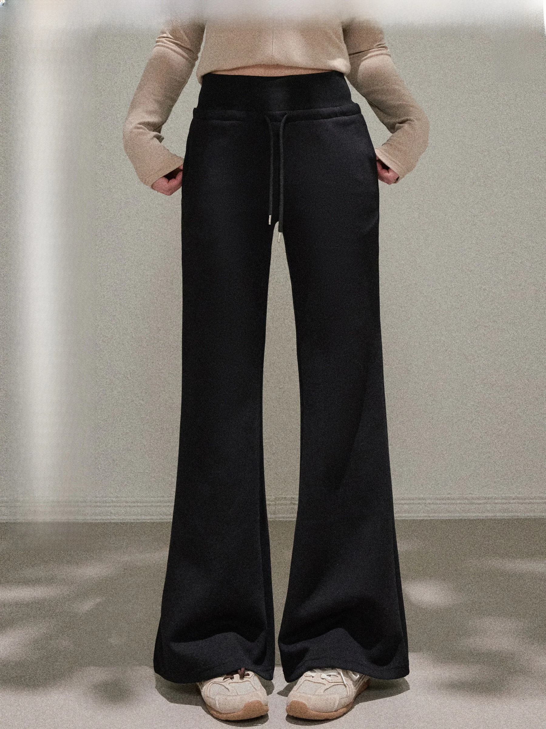 

Брюки свободного кроя JULULOOK Studio в американском стиле, больших размеров, с широкими штанинами и завязками, повседневные, для полных женщин