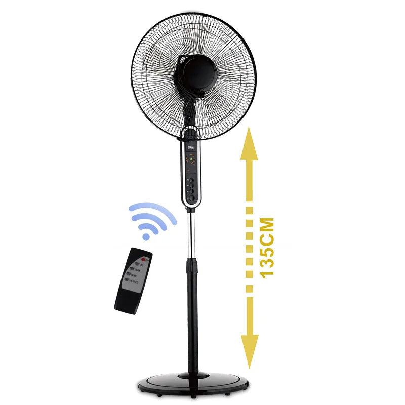 

Electricfan floor fan household large wind belt remote control vertical strong energy saving shaking head KD3070