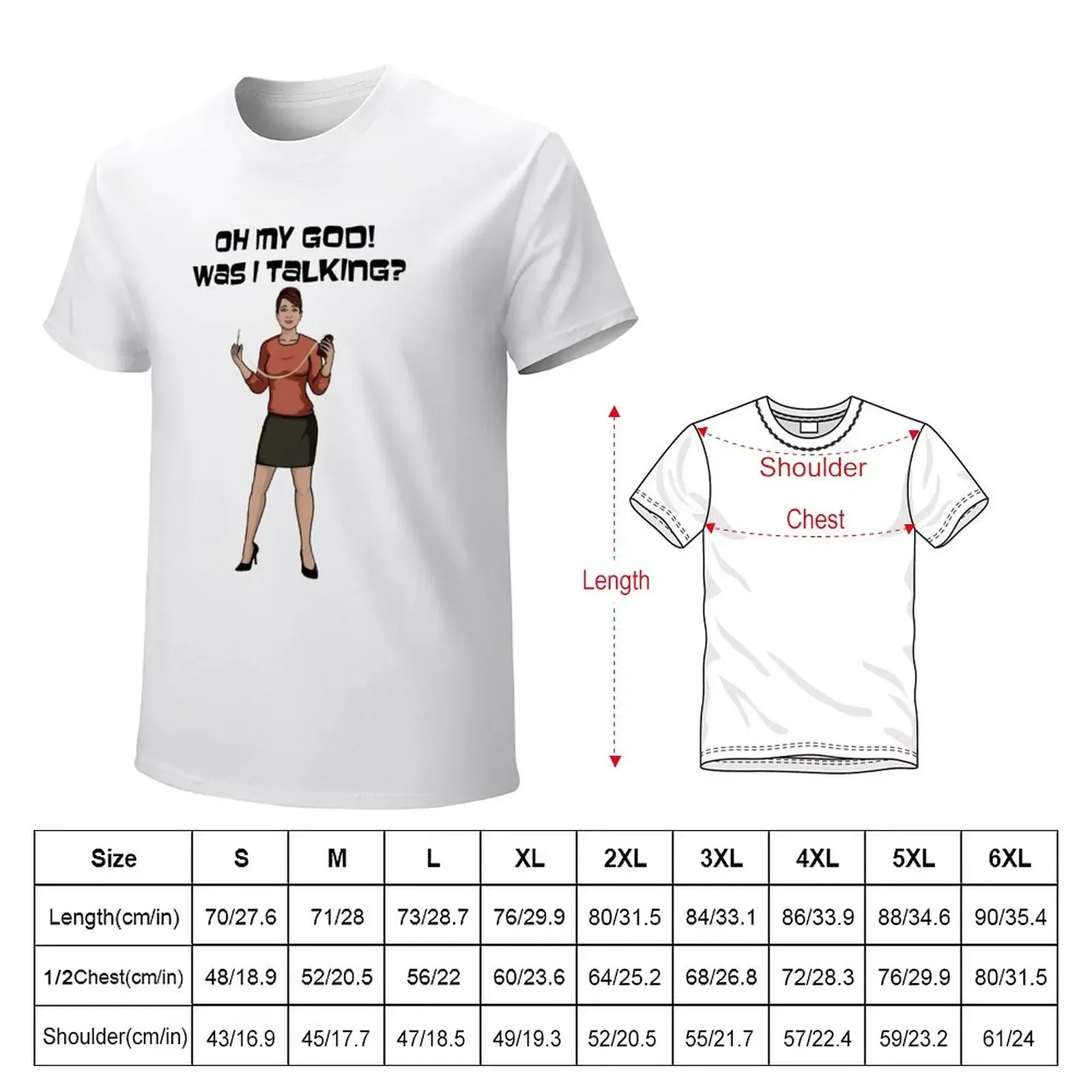 Cheryl Tunt Carol Tunt Archer Quote T-Shirt sports fans customs blanks big and tall t shirts for men