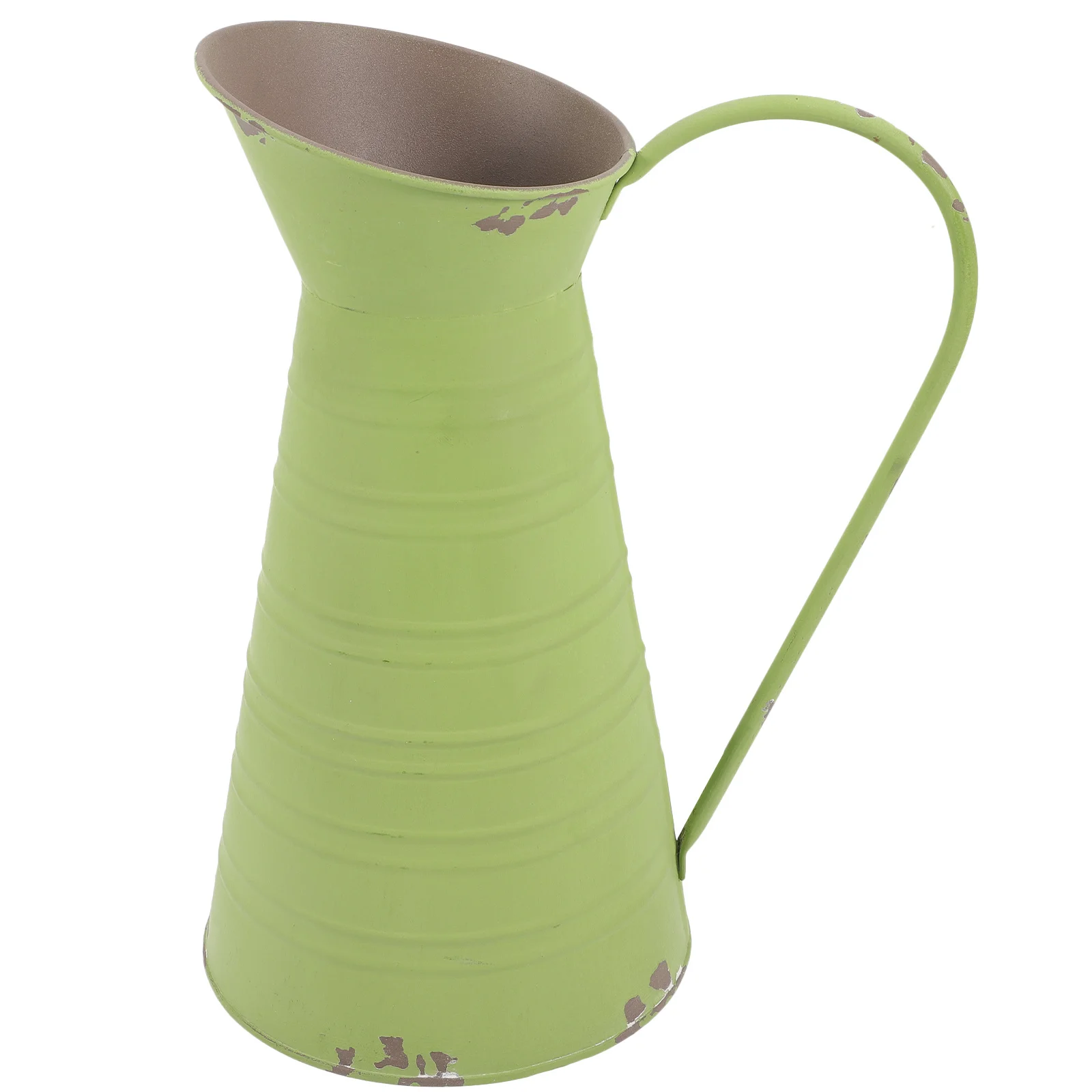 

Retro Flower Bucket Vintage Iron Vase Metal Flower Container for Floral Arrangement Home Decor Metal Vases