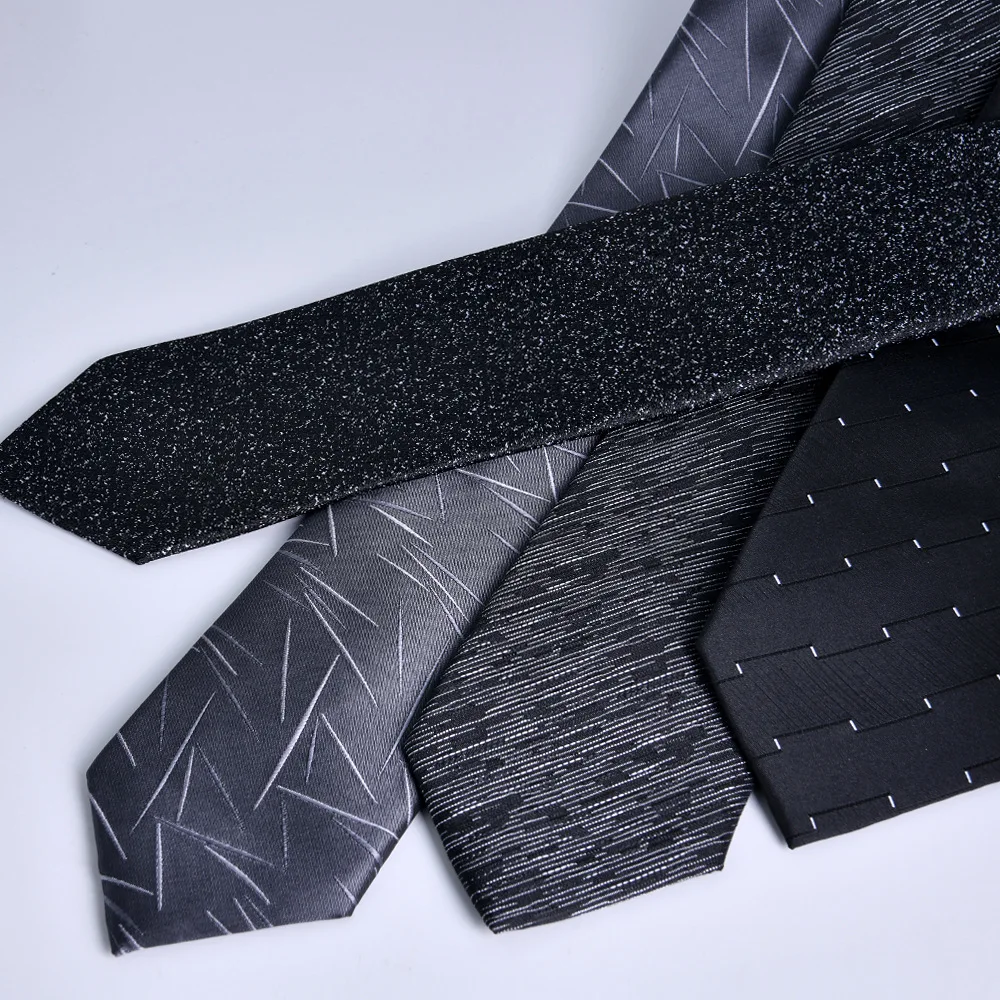 Corbata para hombre de 7cm, corbata preatada fácil de usar con cremallera, corbata de boda de negocios a rayas de estilo coreano preatada