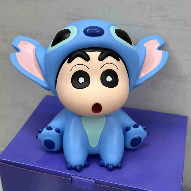 Crayon Shin-Chan Little White Tank Trendy Figurine Doll Cute Creative Cartoon Home Desktop Decoration Birthday Gift For Girls