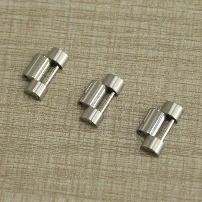 rlx Datejust Three-Bead Link Steel Band Extension Link Watch Chain Stainless Steel Men's Watch Accessory16*8mm