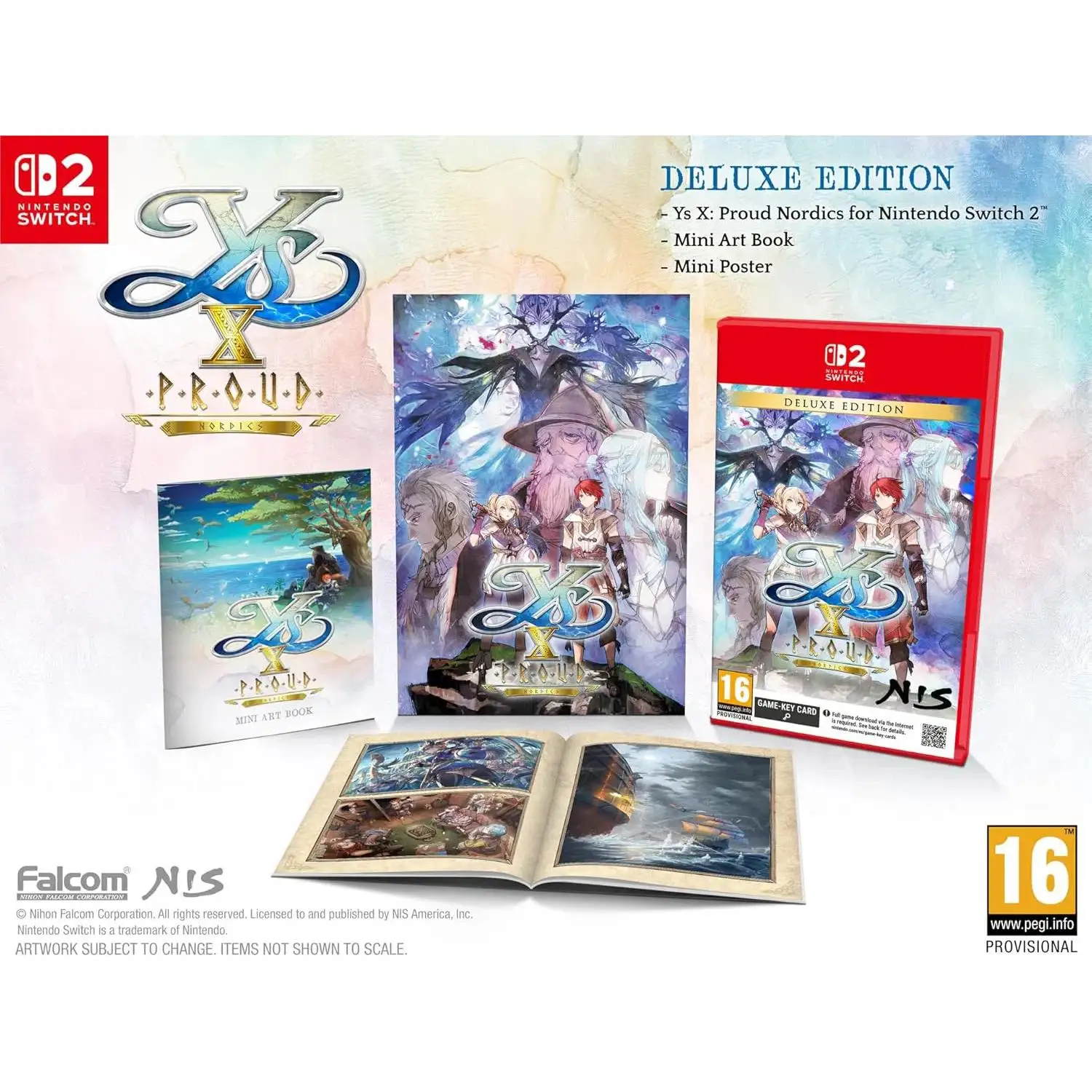 Ys X Proud Nordics Deluxe Edition (Importacion UK) - Nintendo Switch 2 - Nuevo Precintado