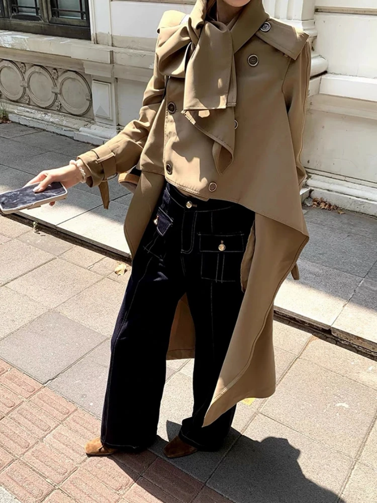 Fall Sexy Double-Breasted Long - đánh giá và giá Trench Coat Formal