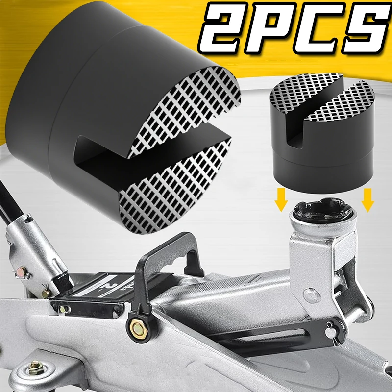 

Universal Car Lift Jack Rubber Support Block Shock Absorbing Anti-Scratch Slotted Jacking Cushion Pad Auto Frame Protector Pads