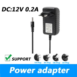 DC 12V 200mA Power Adapter 12V 0.2A Electronic Weighs LED Light With Fan Power Cord Charger