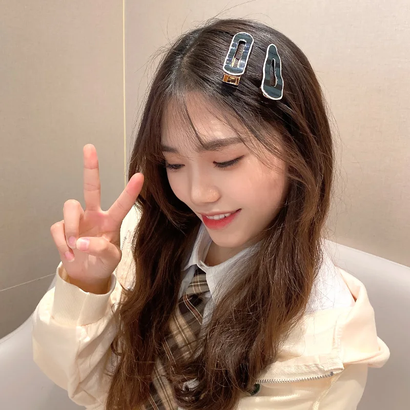 Jepit Rambut Model Poni Korea Desain Duckbill Lengkung