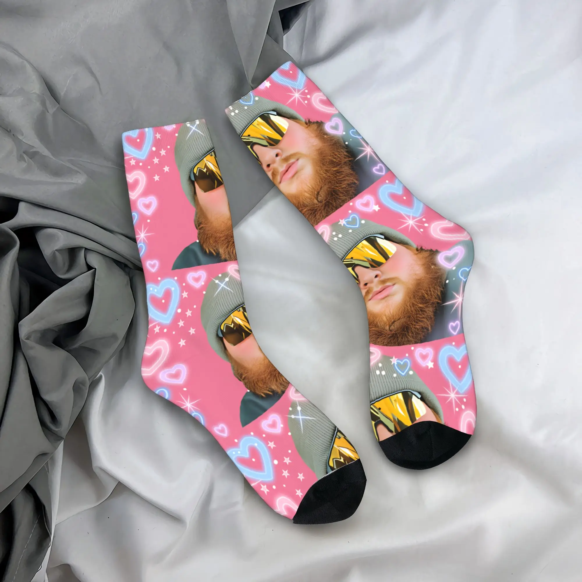 

Носки Caseoh с американским флагом, с принтом, противоскользящие, мужские, качественные, зимние, готические, для альпинизма