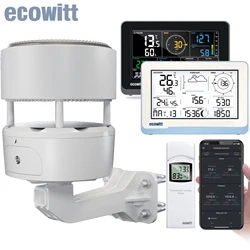 Ecowitt Essense3 stazione meteorologica Wireless con Display da 7.5 '': monitor temperatura, umidità, pressione, pioggia, velocità del vento e direzione