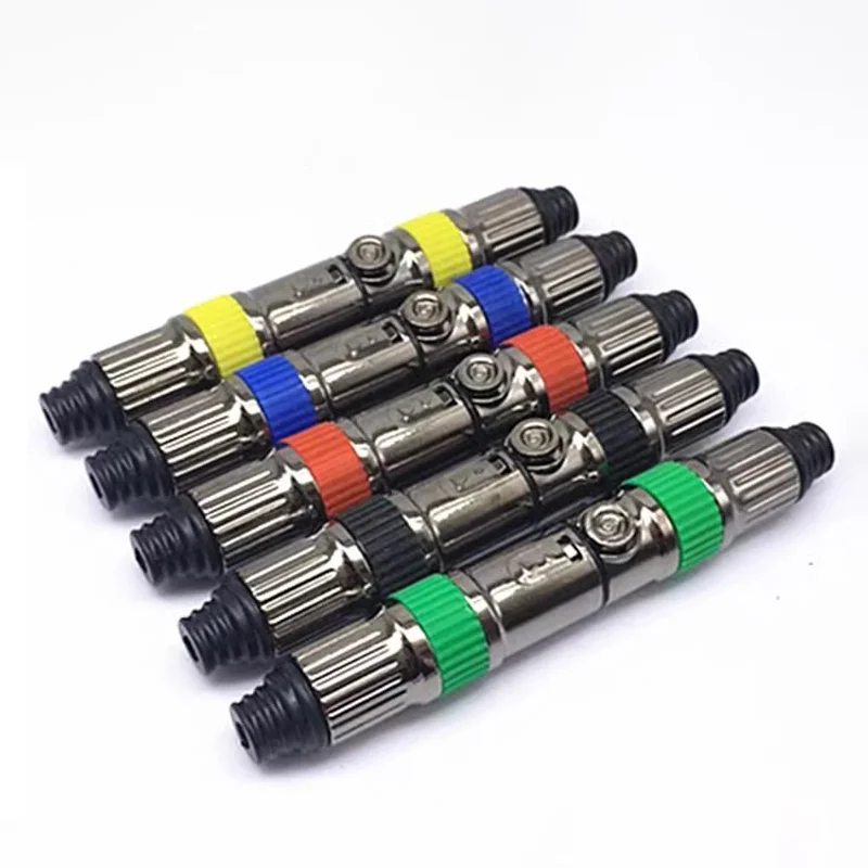 

5/20PCS XLR 3 Pin Metal plating black Microphone Audio Cables Plug Connectors Male Female MIC Snake Plug Cable Connectors