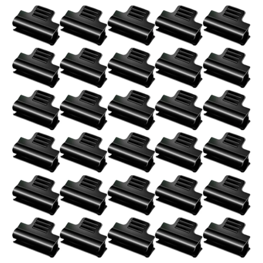 30pcs Greenhouse Film Clamps Pipe Clamps Netting Tunnel Hoop Clips For Outer Diameter Shed Film Row Cover Shading Frame Support