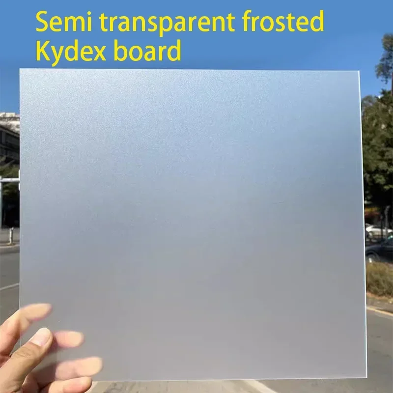 New Semi Transparent Frosted Hot Plastic Plate Kydex Holster Material -Thermoplastic Board for Knife Sheath Gun Case Material