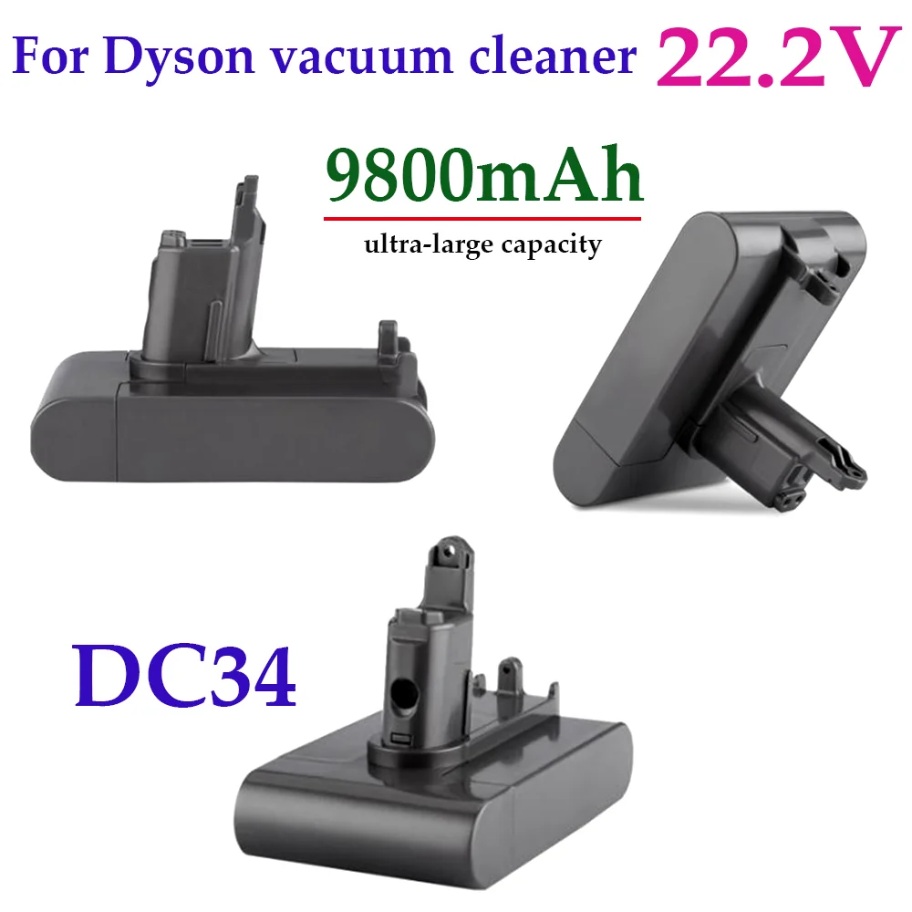 

For Dyson DC35 DC45 DC31B DC34 DC44 Animal DC56 DC57 DC31 Type-B Battery 22.2V 12800mAh Li-ion Vacuum Battery Only Fit Type B