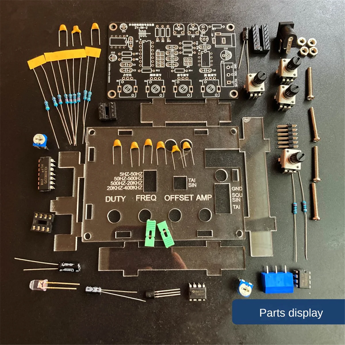 Генератор сигналовICL8038 Функция Модуль генератора сигналов Синусоидальные квадратные треугольные генераторы сигналов DIY Практика сварки