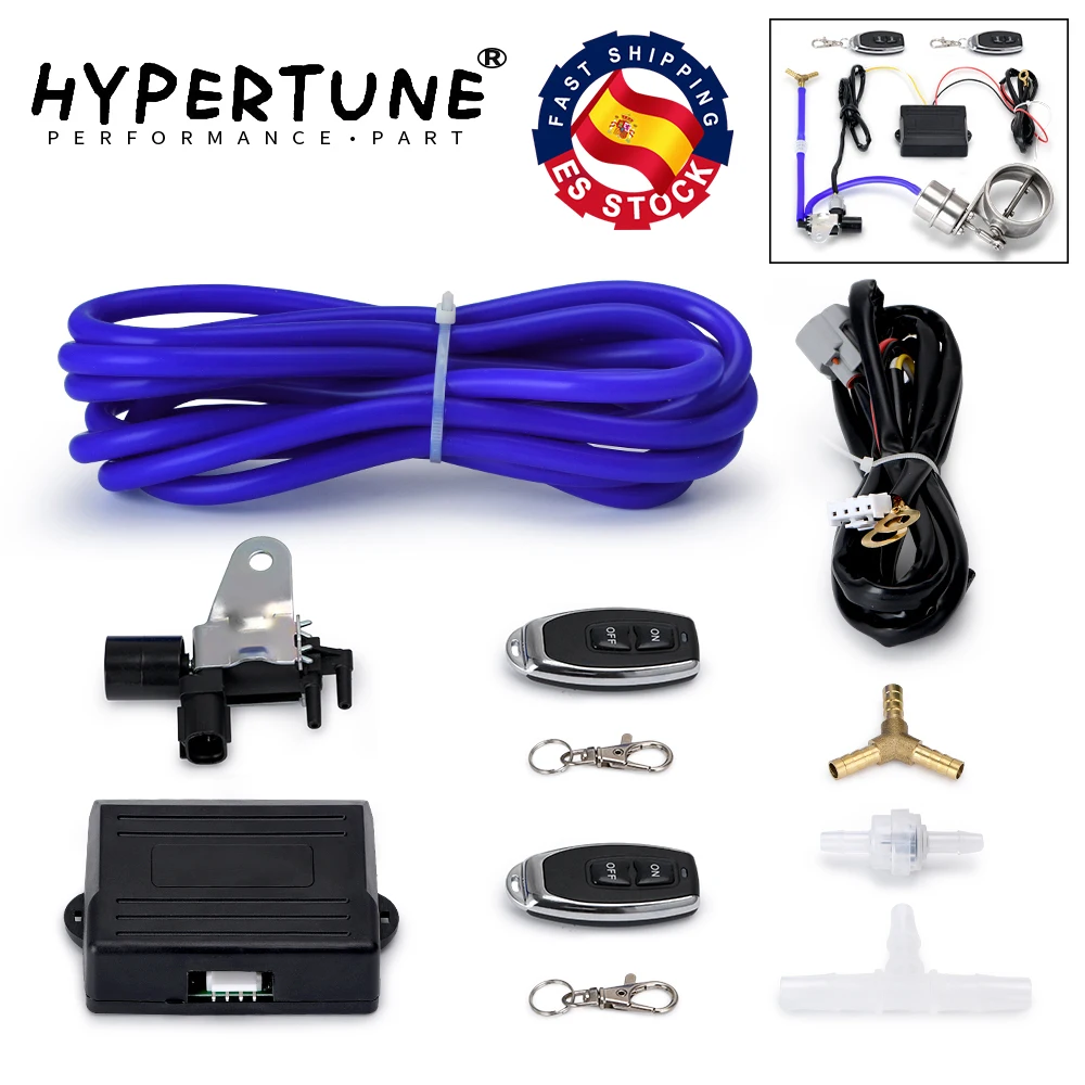 Hypertune - 2.5Inch 63mm 3Inch 76mm Eletric Exhaust Cutout Controller Valve Wireless Switch Remote HT-ECV-ACC02