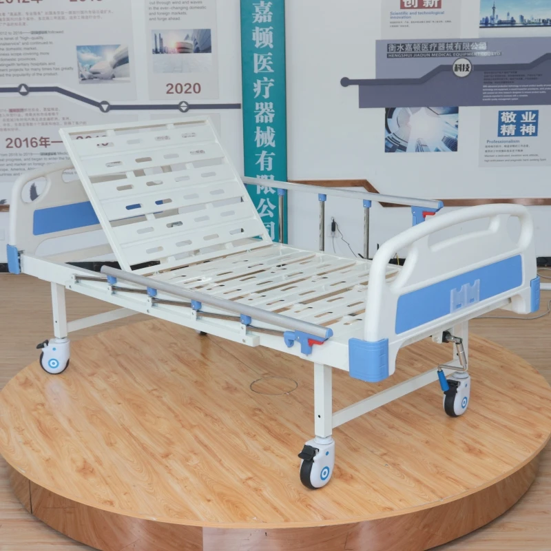 nursing home bed 1 function manual single crank hospital bed clinic and hospital bed for patient