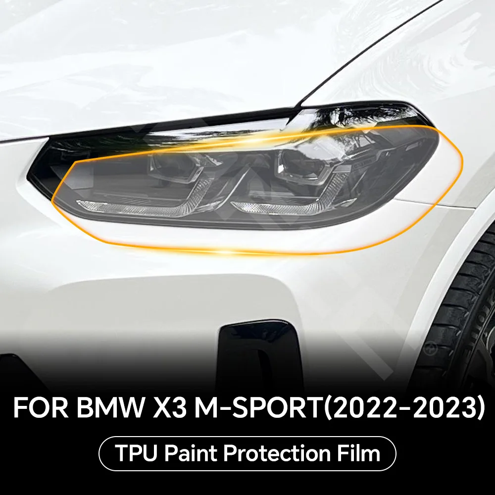 

Headlight Rearview Anti-scratch TPU Protection Film For BMW X3 M SPORT M G01 2022 2023 Pre-cut PPF Clear Bra Resistant Invisible