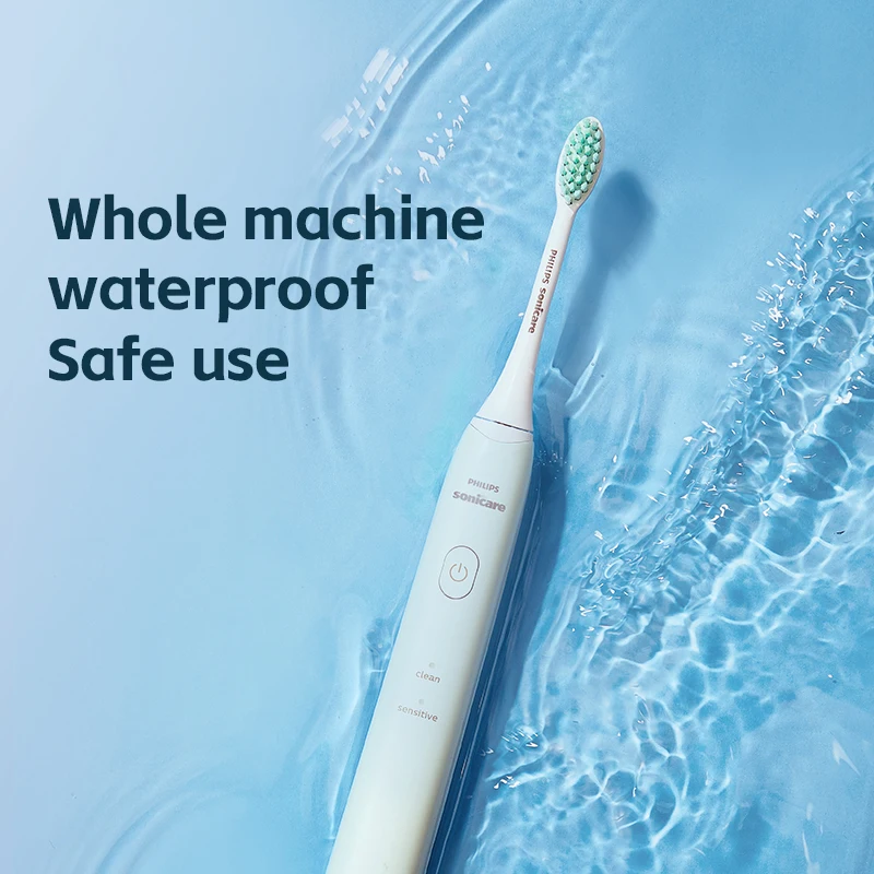 فيليبس Sonicare HX2421 فرشاة الأسنان الكهربائية وضعين الأسنان لطيف التنظيف العميق تجويف الفم الرعاية اللثة الرعاية الصحية فرشاة أسنان #6