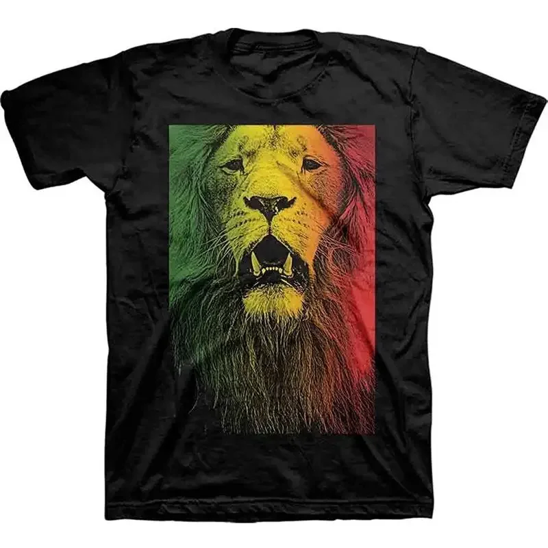 Authentisches ZION ROOTSWEAR Rasta Lion Face T-Shirt S M L XL 2XL NEU